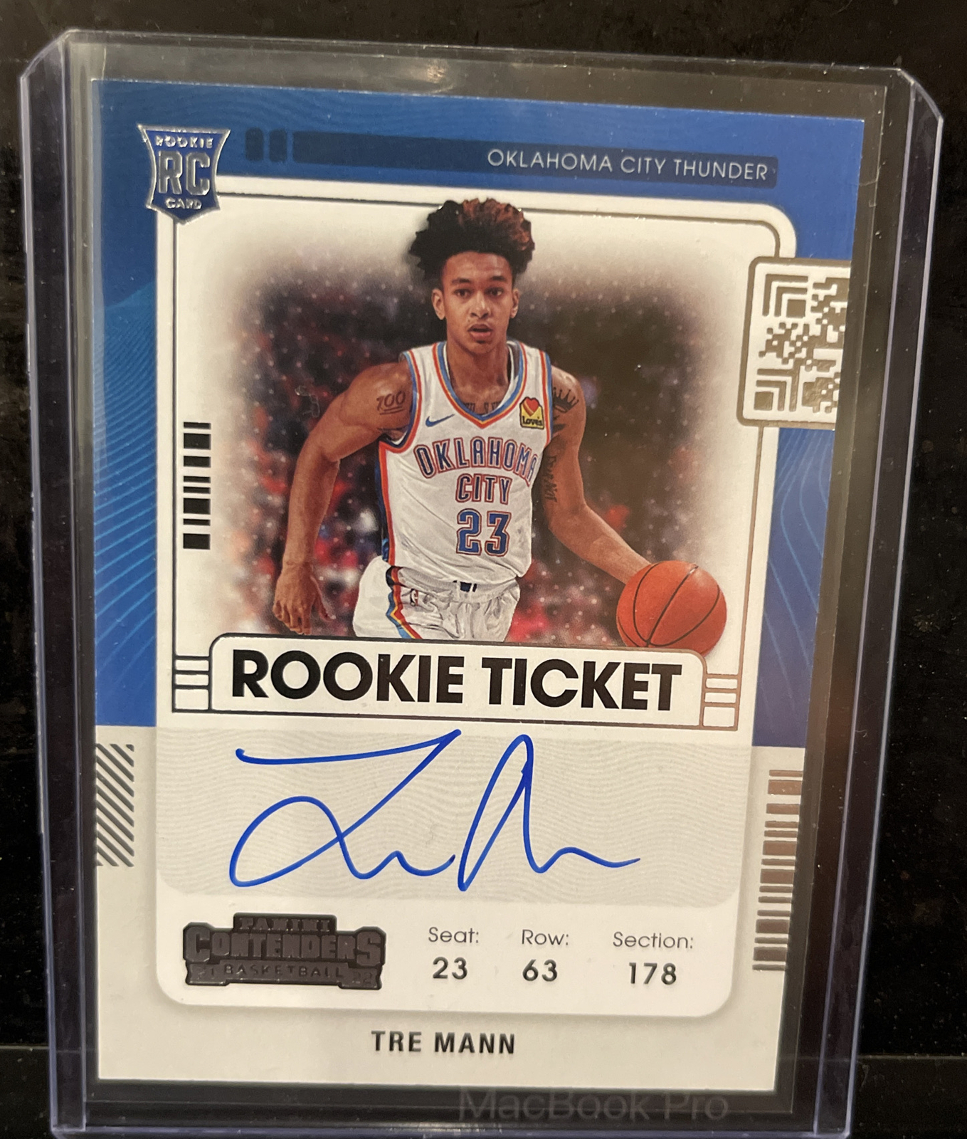 2021-22 Contenders Tre Mann Auto Rookie Ticket RC-Thunder⚡️🔥
