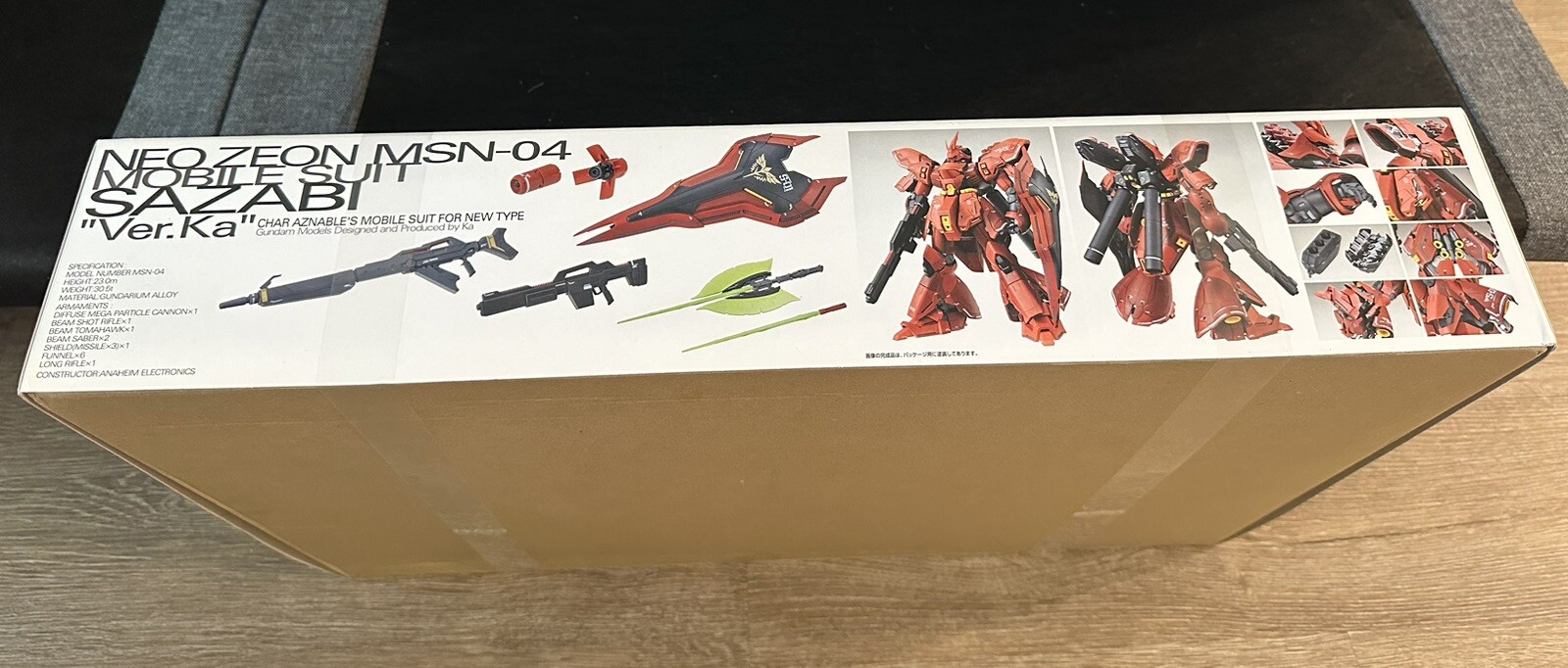 Bandai Hobby Gundam Char's Counterattack Sazabi Ver. Ka MG 1/100 Model Kit