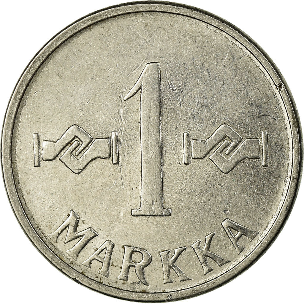 Finnish Coin Finland 1 Markka | Saint Hannes Cross | 1953 - 1962