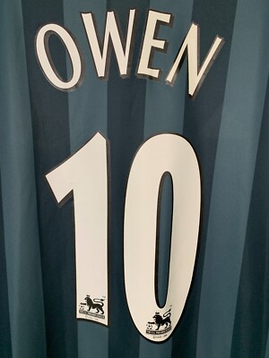 NEWCASTLE UNITED 2005 2006 AWAY FOOTBALL SHIRT #10 OWEN ADIDAS