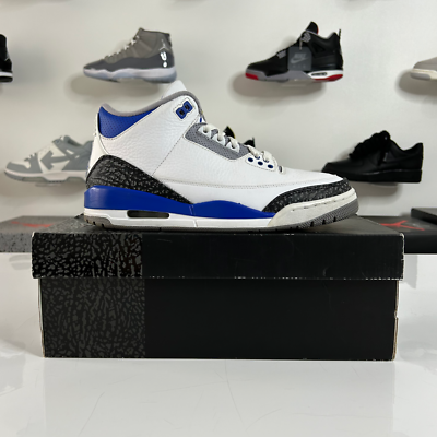 Nike - Air Jordan 3 Retro 'Racer Blue' Size UK 7.5 | eBay UK