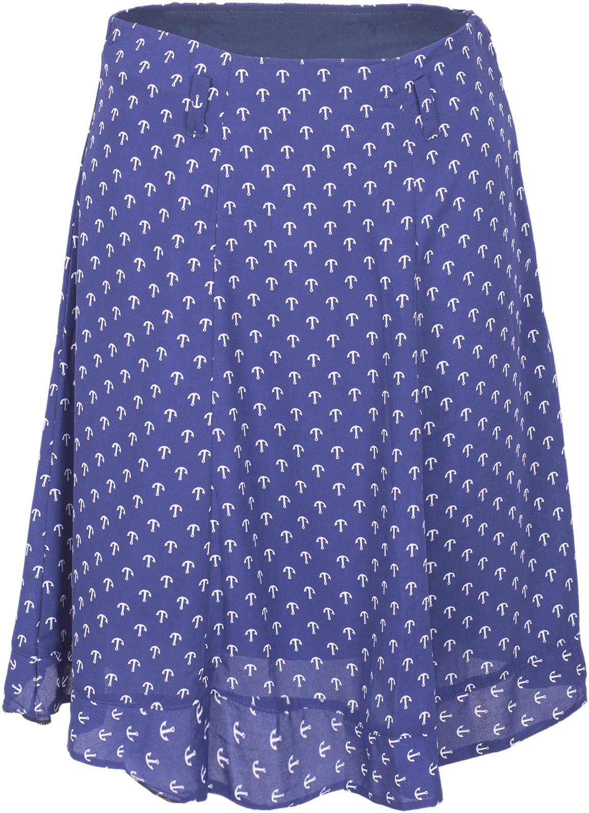Camicia Vintage K&uuml;stenluder ESME &ndash; Stile Marinaio Con Ancore, Taglio Rockabilly