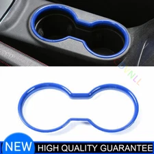Middle Console Drinking Glass Trim 1* For Jeep Wrangler JK 2011-2017 Bright Blue