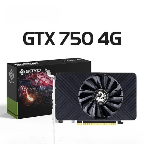 Graphics Card NVIDIA GTX 750Ti 4G GDDR5 128Bit 28nm PCI-E 3.0 Gaming Video Cards