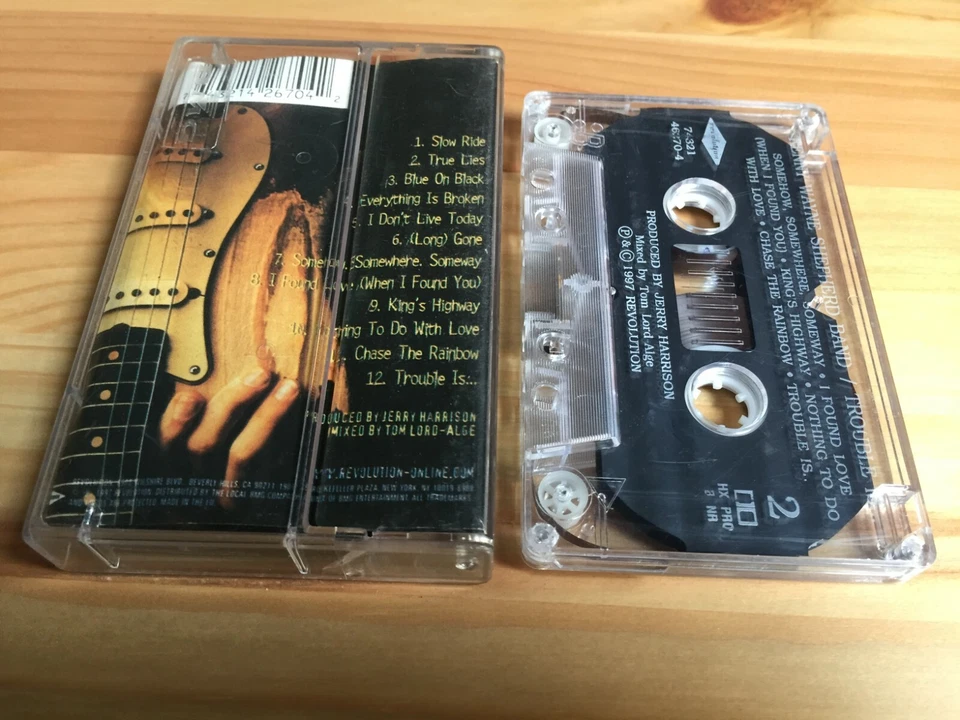 Kenny Wayne Shepherd Band Trouble Is... Cassette Tape (BMG Thailand 1997) Foto 3 de 3