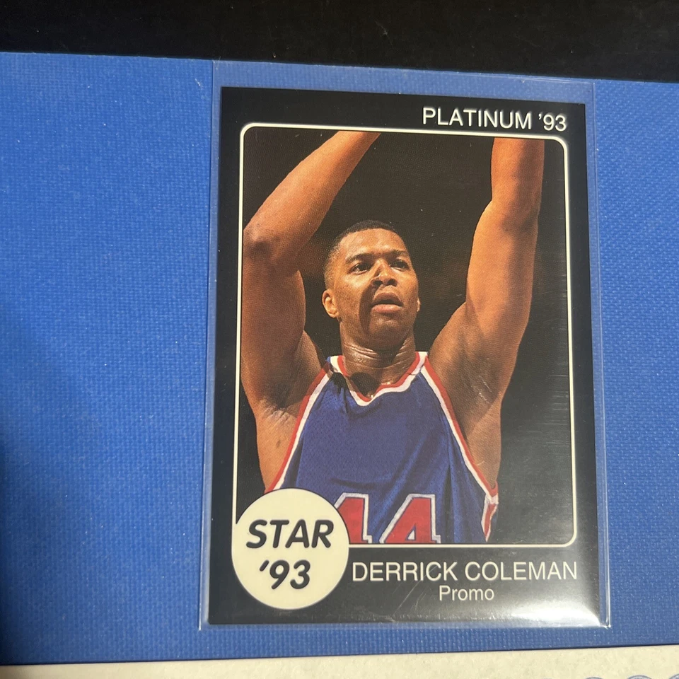 Star Co Platinum Derrick Coleman 1993 solo 150 juegos con promoción/certificado💥ebay Pop 1 Foto 3 de 4