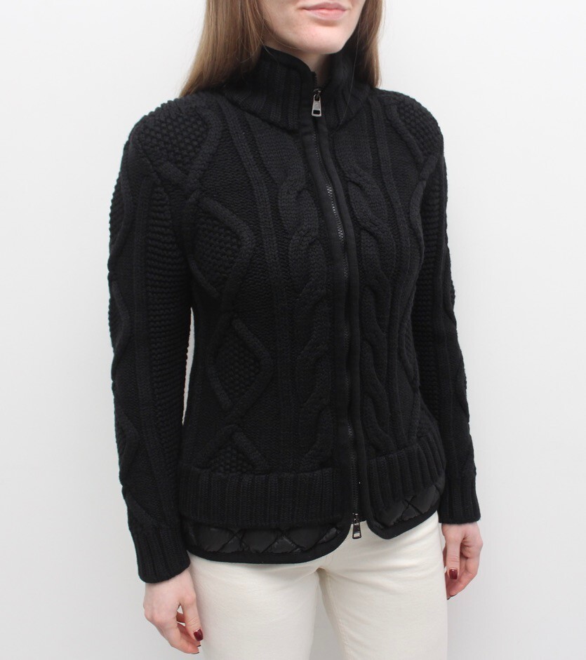 Women's MONCLER Maglione Tricot Cardigan Knit Wool Jacket Women's MONCLER Maglione Tricot Cardigan Knit Wool Jacket