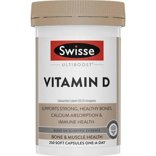 Swisse Ultiboost Vitamin D - 250 Capsules - Picture 1 of 3