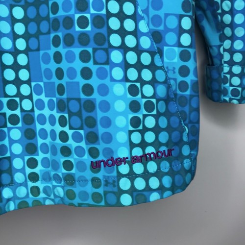 Under Armour Women's Cayley Nylon Ski Jacket Polka Dot Printed Blue Size Small - Picture 8 of 18