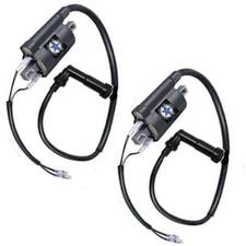 2x Ignition coil Spark Plug Wire Cap For HONDA FOURTRAX RINCON TRX680F 2006-2014