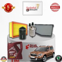 Inspektionskit Filter + ÖL Skoda Yeti 1.8 Tsi 118KW 160CV Von 2011->