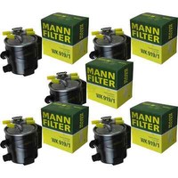 5X MANN-FILTER Kraftstofffilter Fuel Filter WK 919/1
