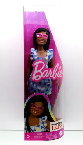 Barbie Fashionistas Doll #229 Doll With Down Syndrome Wearing Heart-Print Dress