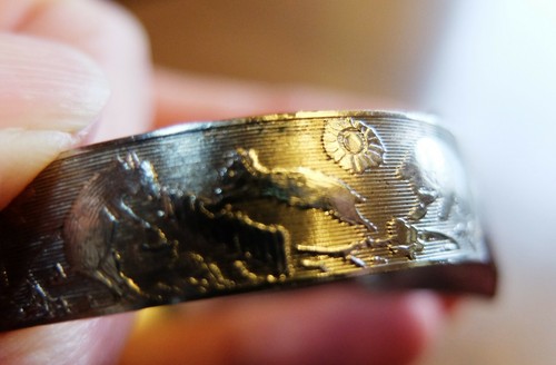 Vintage Children's Buckle Bracelet with Farm Yard Scene Made in USA - Picture 12 of 12