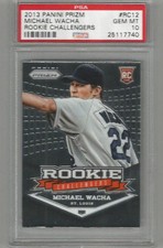 2013 Panini Prizm Michael Wacha Rookie Challengers PSA 10