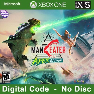 Maneater Apex Edition Xbox One, X|S & PC Key   Argentina Region  VPN   No Disc