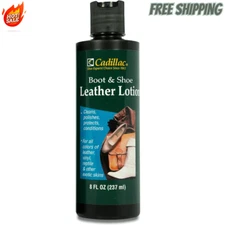 Cadillac Boot and Shoe Leather Conditioner and Cleaner  8 oz - Conditions