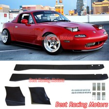 For 1990-1997 Mazda Miata Gf Style Side Skirts Rear Fender Corner Flare Combo