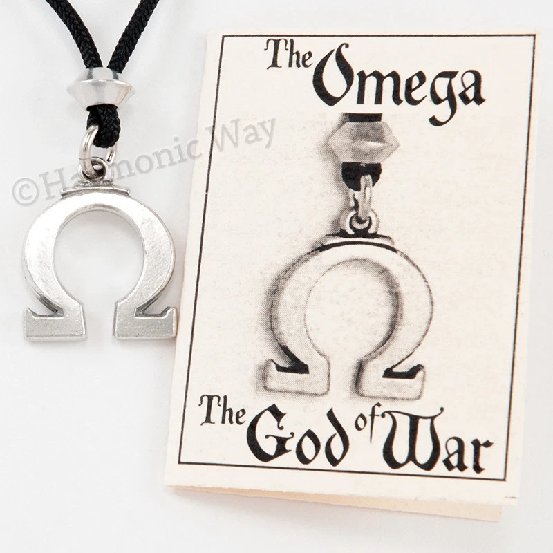 Omega shop symbol necklace