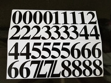 4 Mailbox Numbers Vinyl Decal Numbers Mailbox House Address Numbers LOC27