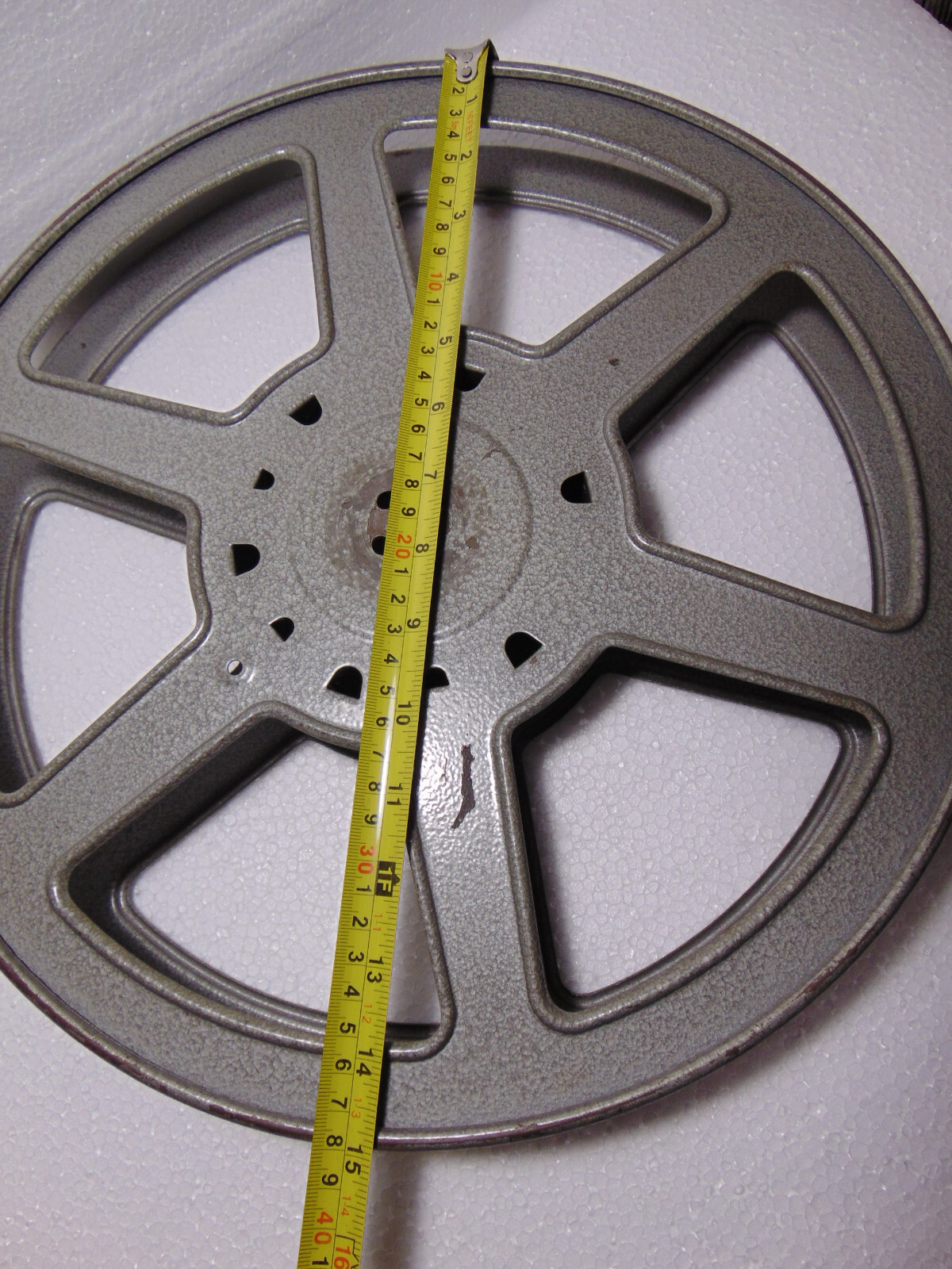 Empty 35mm Film Reel Metal  15" Movie Take Up 38cm vintage spool 35 mm