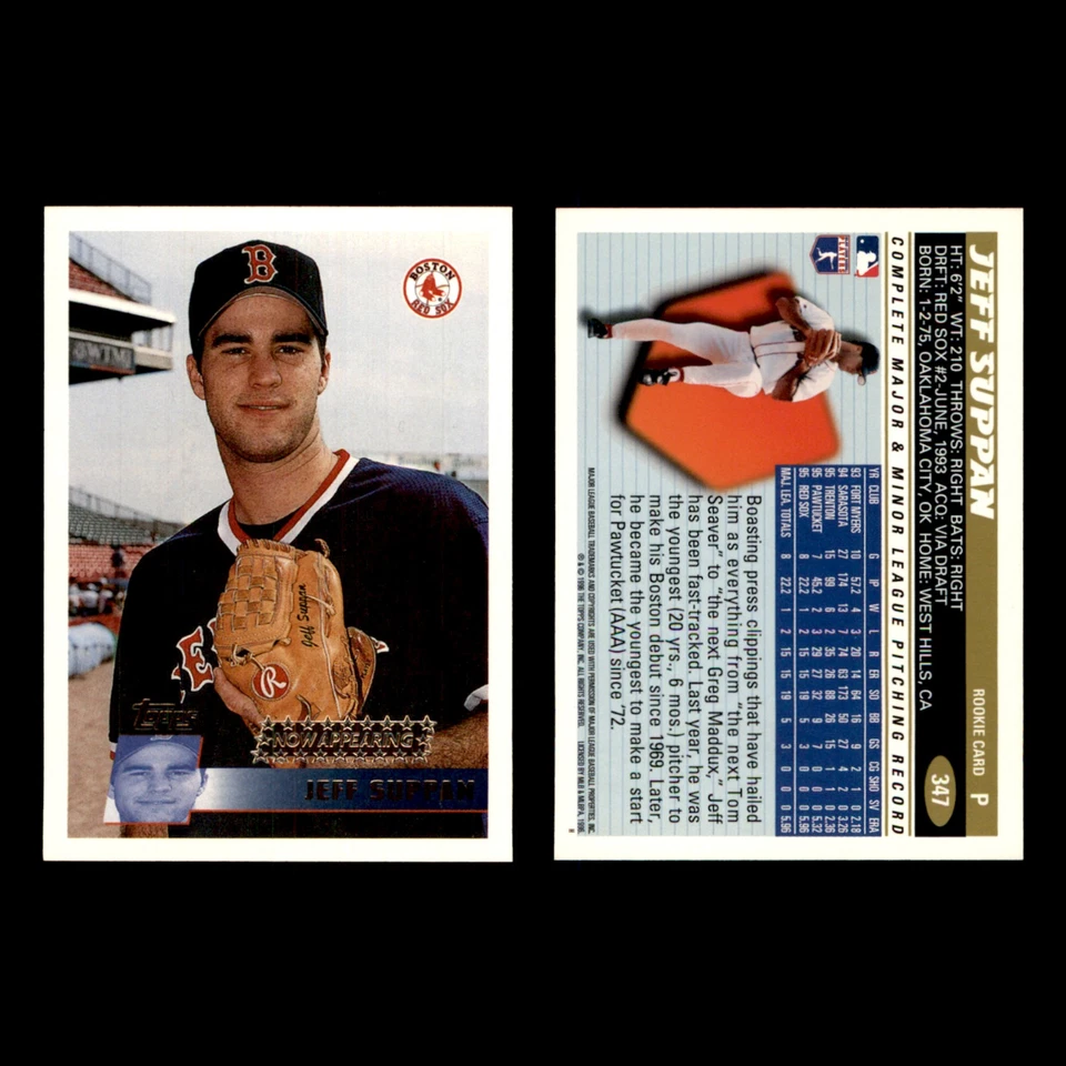 Lote de 10 tarjetas de béisbol Jeff Suppan 1996-2005 KC Royals/STL conjunto casi nuevo Foto 3 de 4