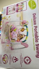 deluxe portable swing mastela