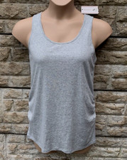 New Tags Ladies TU Maternity Grey Sleeveless Summer T-Shirt Top UK 14