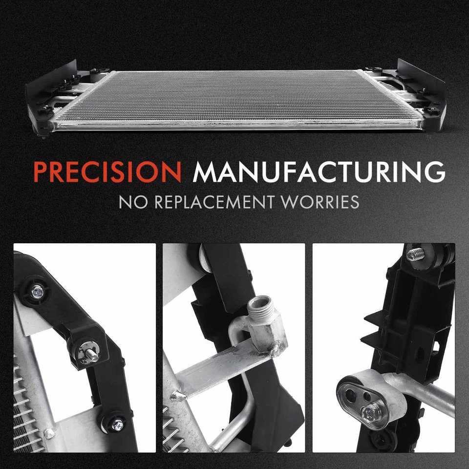 Kit de refrigeración de radiador y condensador de CA para Toyota Solara 2002-2003 3,0 L transmisión automática Foto 4 de 4