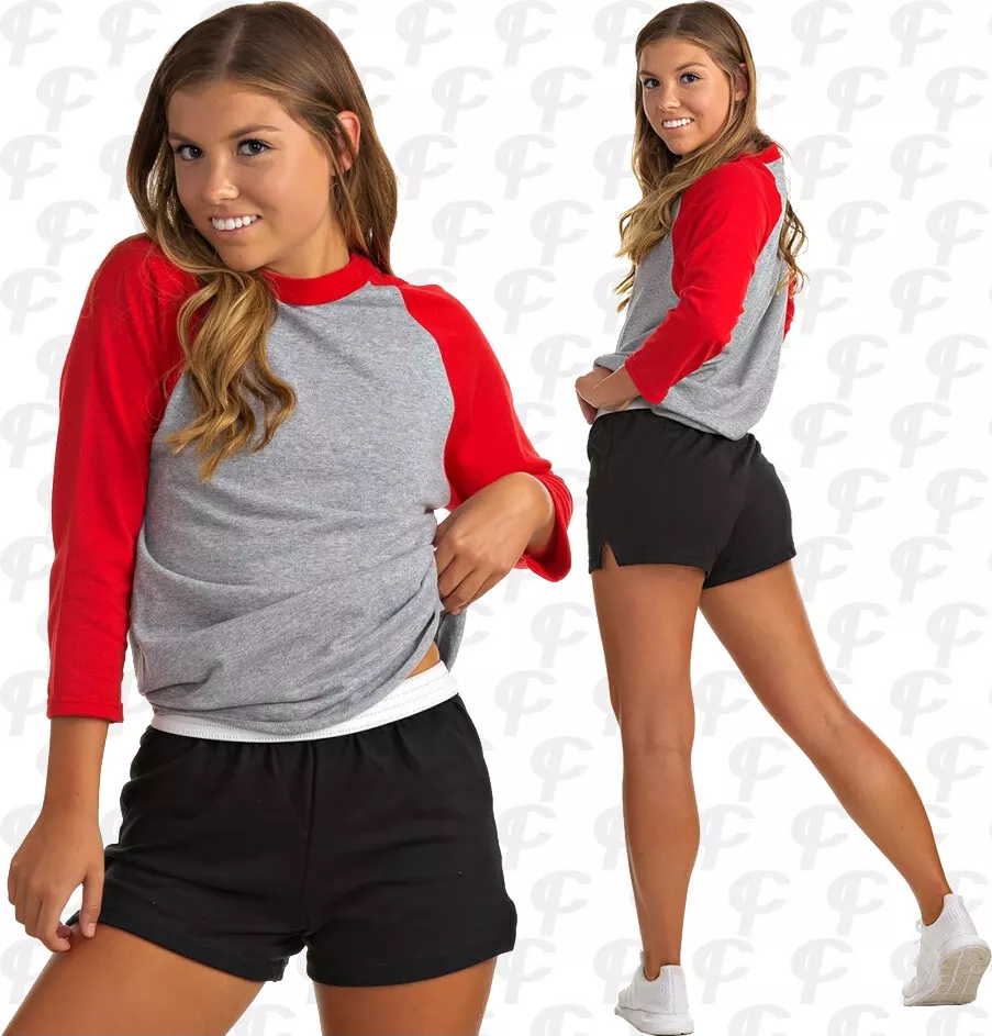 Soffe Womens Cheerleading Dance Gym Cheer Shorts 15 Colors XS - 3XL w Free  Ship