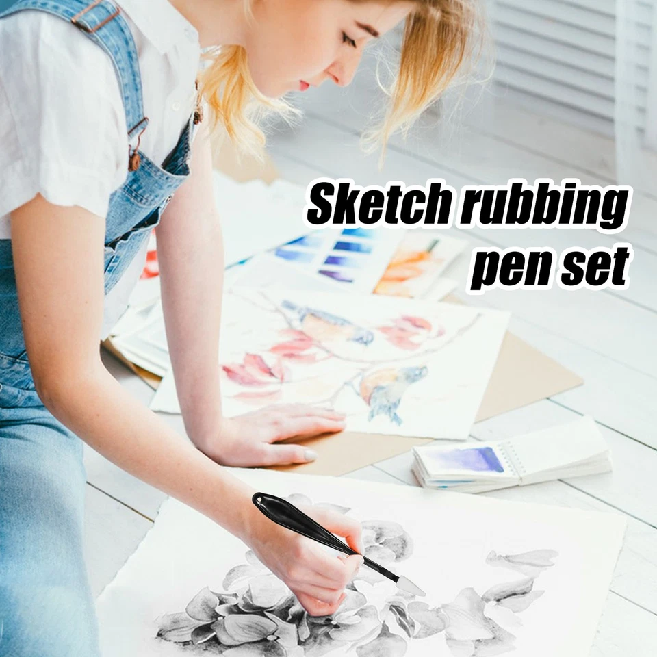 Lápiz de mezcla de tocones multifuncional de 44 piezas pastel portátil Foto 4 de 4