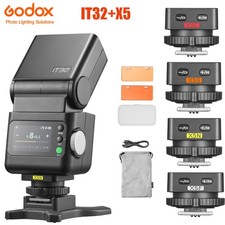 Godox IT32 TTL Camera Flash X5C/S/N/F Flash Trigger Kit fr Canon/Sony/Nikon/Fuji