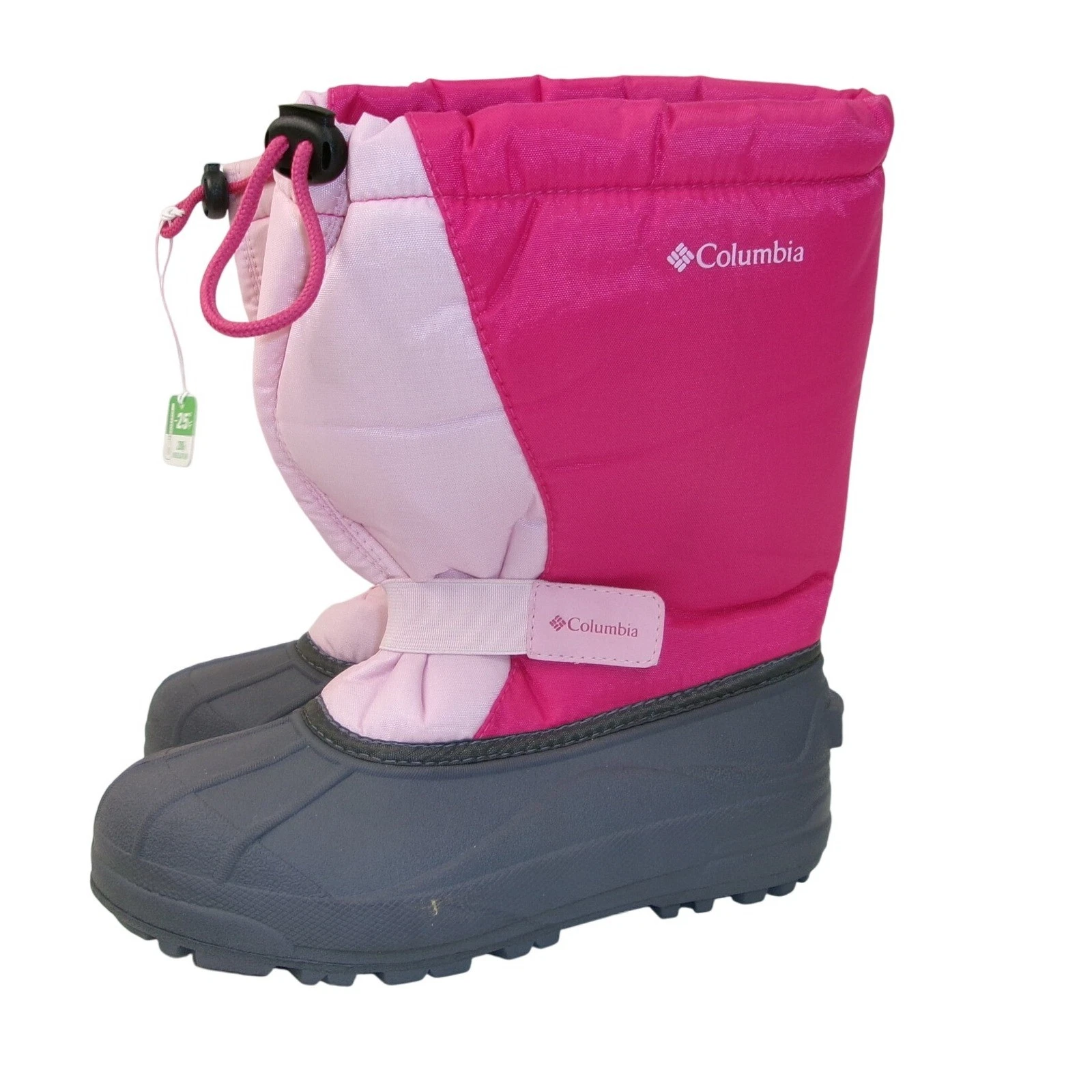 Columbia Pink & Grey Women's US 5 Insulated Snow Winter Boots