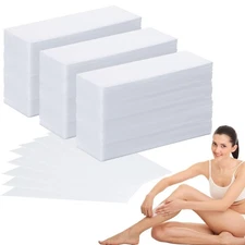 Wax Strips for Hair Removal, 300 Pieces 1.6 x 3.9 Inch Non Woven Waxing... 