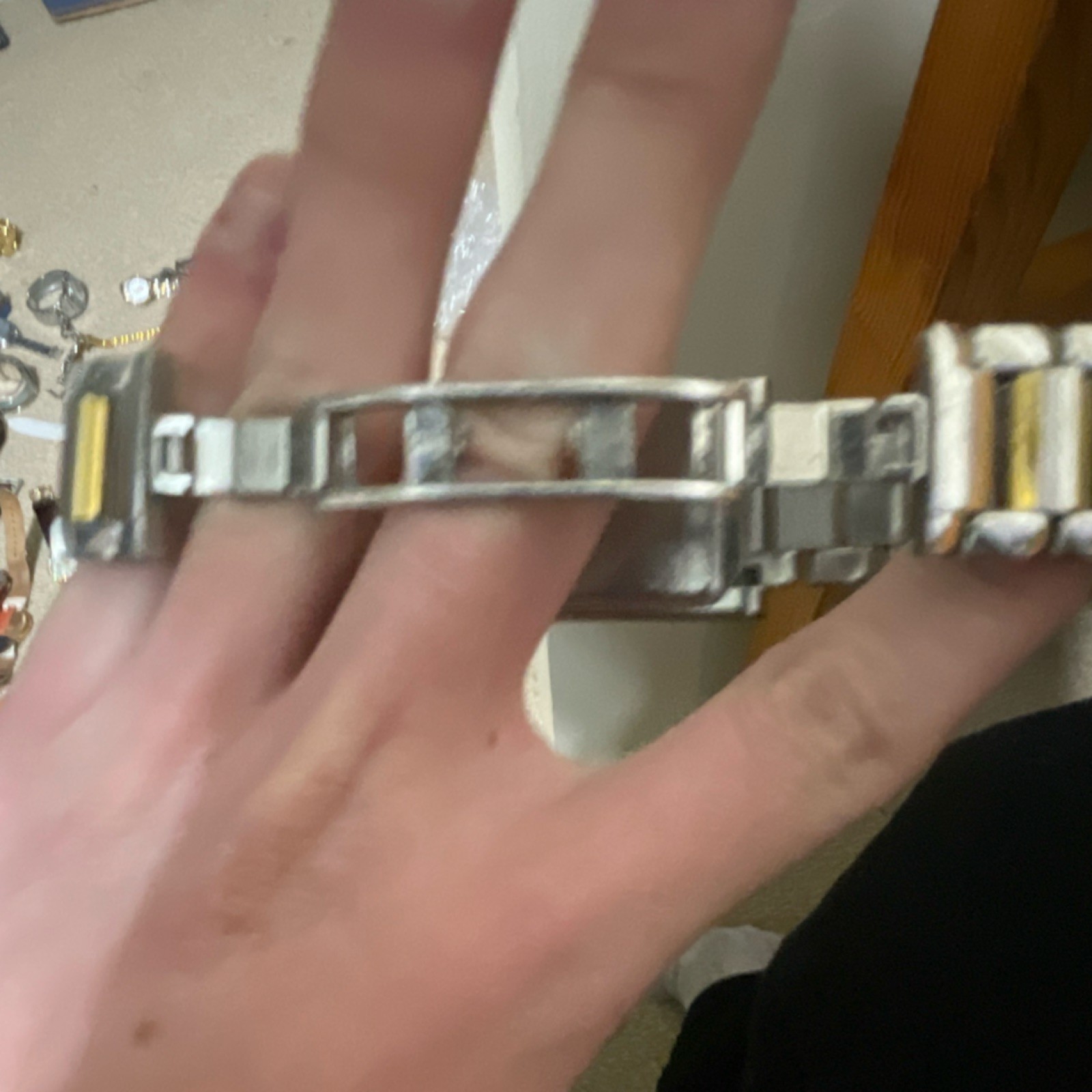 Bulova Men's Rectangular Silver Analog Wristwatch… - image 4