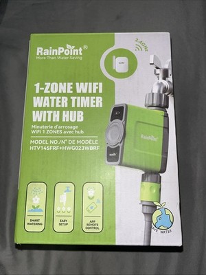 RAINPOINT WiFi Water Timer for Garden Hose, Smart Sprinkler Timer with WiFi A