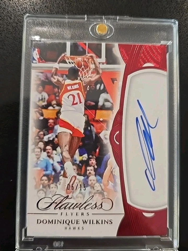 Panini impecable Dominique Wilkins automático/15 Foto 2 de 4