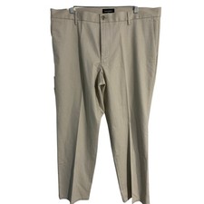Dockers best pressed khaki pants NEW men s size 38x32 flat front classic career