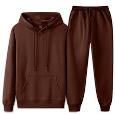Unisex Hoodies Tracksuit Sweatsuit Sweatshirt and Sweatpant for Women Men 2 P...
