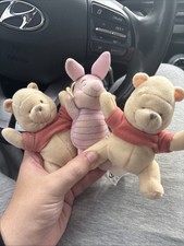 Vintage Graco Winnie The Pooh Open Top Baby Plush Piglet Pooh