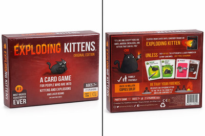 Exploding Kittens Original Edition Card Game BRAND NEW SEALED Family Fun