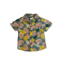 Cat Jack - Hawaiian Shirt - Pineapple Print - 4T