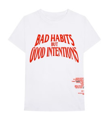 Vlone x Nav Bad Habits Tee 100% Authentic Size Small  