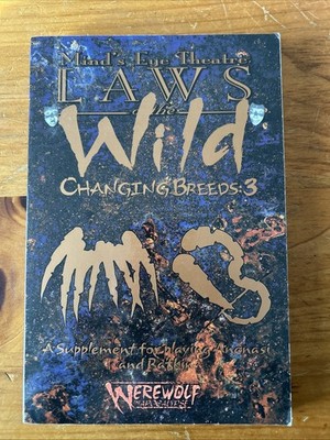 Laws of the Wild Changing Breeds 3, Mind's Eye Theatre, White Wolf Werewolf SC