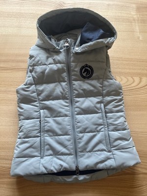 TCM Reitweste 146/152 (auch XS) Horseriding Reit-Weste blau Pferd-Applik. Tchibo