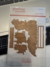 SPELLBINDERS GLIMMER OF THE MONTH- DECEMBER 2023 MY HEART SMILES Hot Foil Plates
