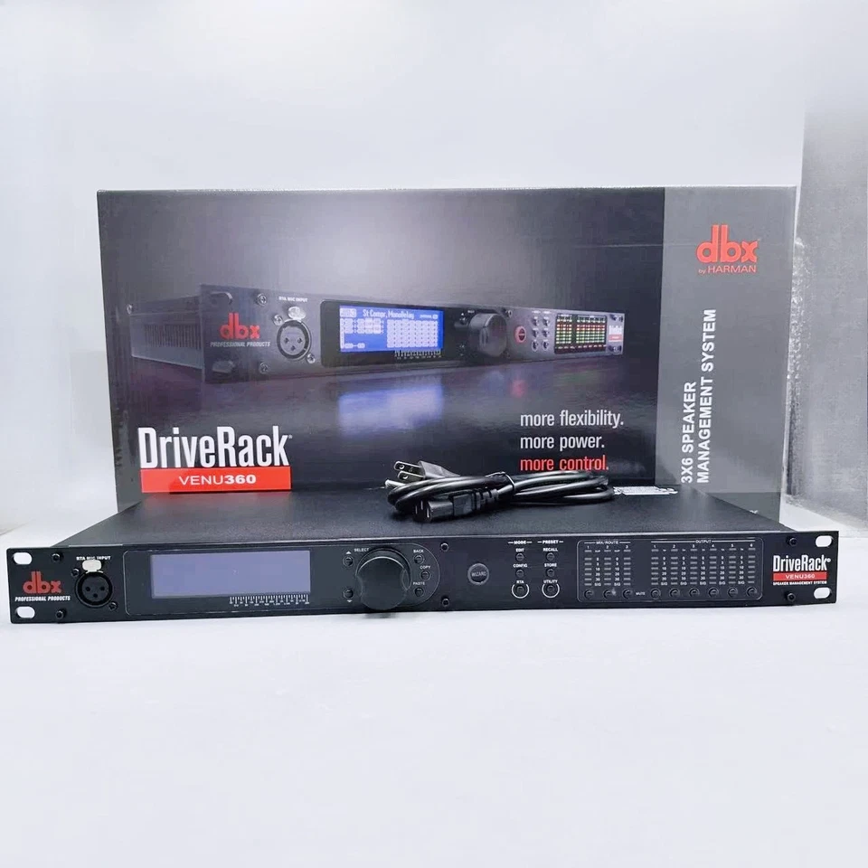 DBX DriveRack Venue 360 3x6 Loudspeaker Management System PROAUDIOSTAR VENU360 - Image 3 of 4