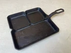 Vintage Griswold Cast Iron Colonial Breakfast Skillet 666 c Patent Applied For