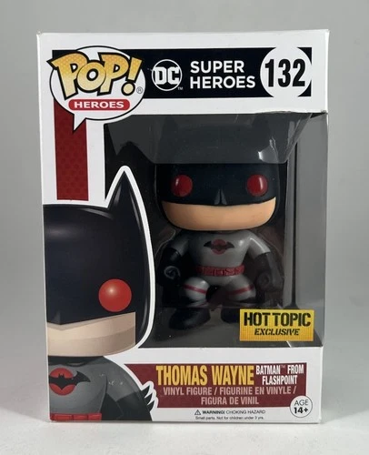 Funko Pop DC Super Heroes THOMAS WAYNE (Flashpoint Batman) #132 HT Exclusive