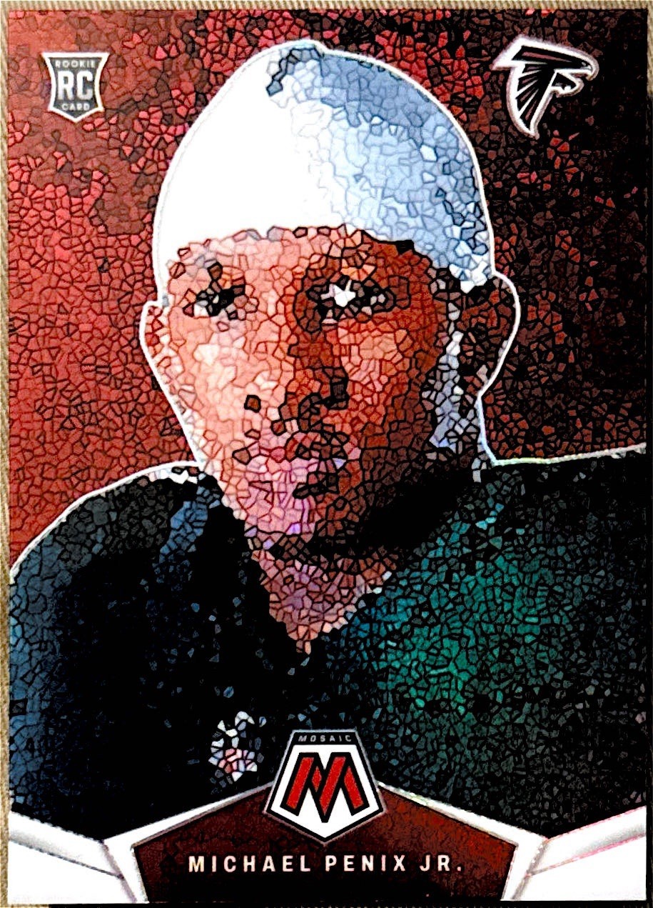 2024 Panini Mosaic Micro Mosaic Michael Penix Jr #MM-MPJ Rookie RC Case Hit SSP